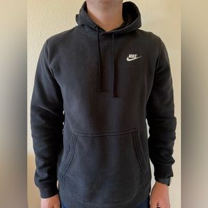 Nike Sportswear Club Fleece Pullover Hoodie - Black - Size L